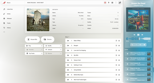 Curate and play your music with Cardinal Music